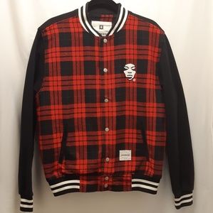 Supremebeing Fleece Lined Varcity Jacket
